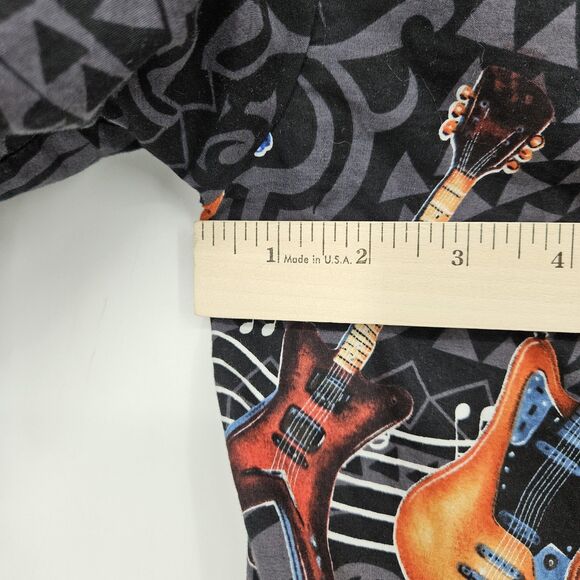Pacific Legend Shirt Mens XL Hawaiian Guitars Rock Vintage USA Button Up - Picture 6 of 9